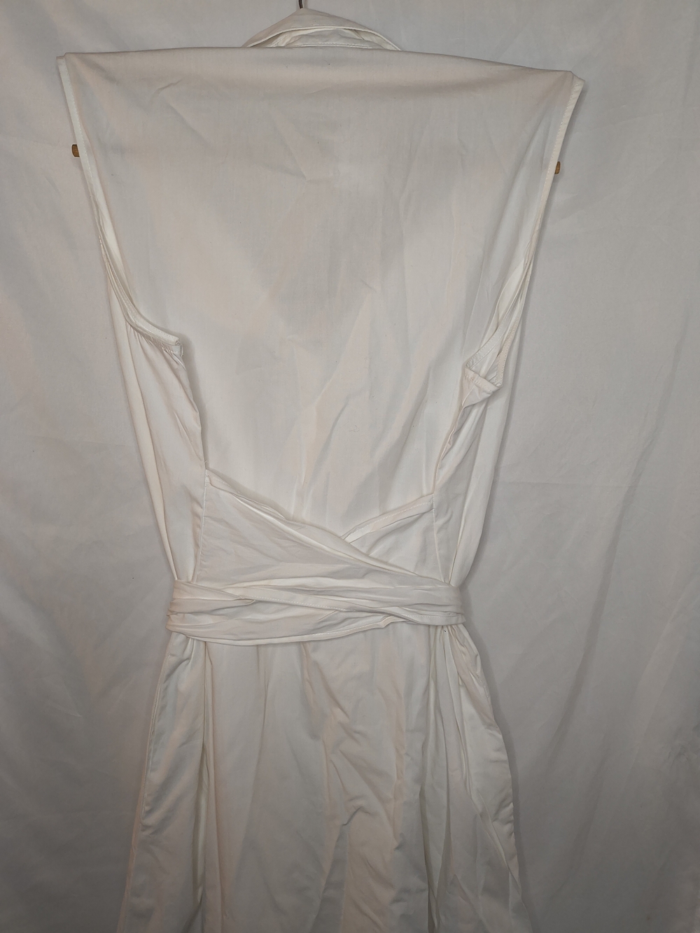 Poplin Wrapped Midi Shirtdress - Picture 5 of 6